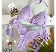 Ruotongsept 2025 New Sexy 13 Color Triangle Bikini Set For Women Push Up Brazilian Swimwear Beachwear