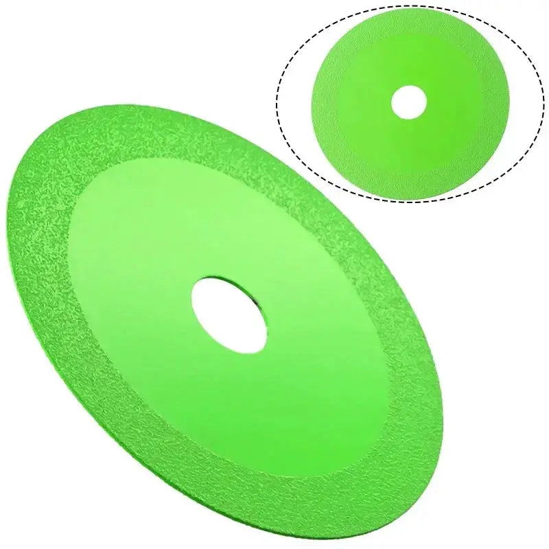 115 To 125mm Diamond Cutting Disc For Glass Marble Ceramic Tile Jade Crystal Grinding High Temperature Resistant