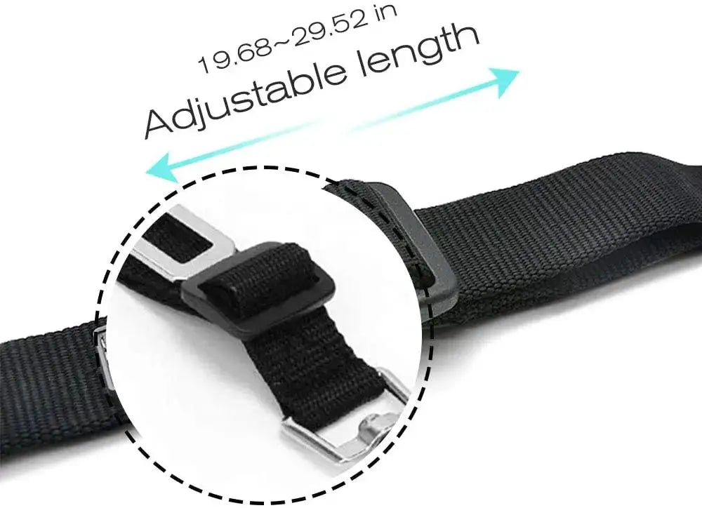Adjustable Pet Car Seat Belt For Cats And Dogs Safe Vehicle Harness Lead Clip Secure Pet Restraint