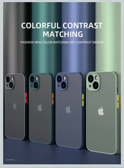 Jingjia Armor Bumper Shockproof Case for iPhone 15 Through 14 Pro XR XS Max 7 8 Plus SE 2020 Full Coverage Protection