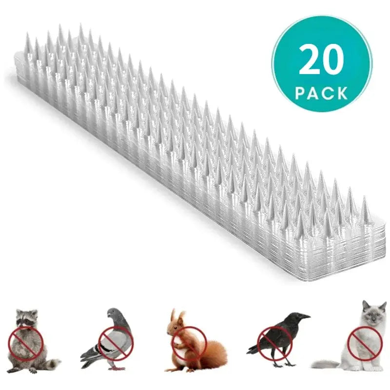 Transparent Plastic Bird Spikes Repeller For Gardens 10 20 30 Pcs Humane Deterrent Against Cats Pigeons Squirrels