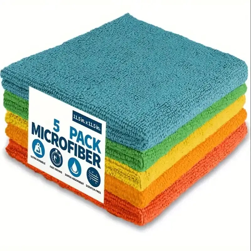 BrightHome Microfiber Cleaning Cloth Set 20 10 5 3 Pieces Ultra Absorbent Eco Friendly Kitchen And Bathroom Towels