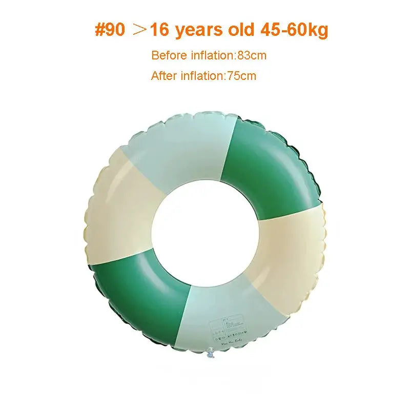 One Piece Inflatable Watermelon Pool Float Ring for Summer Parties Eco Friendly PVC Floating Ring Toy