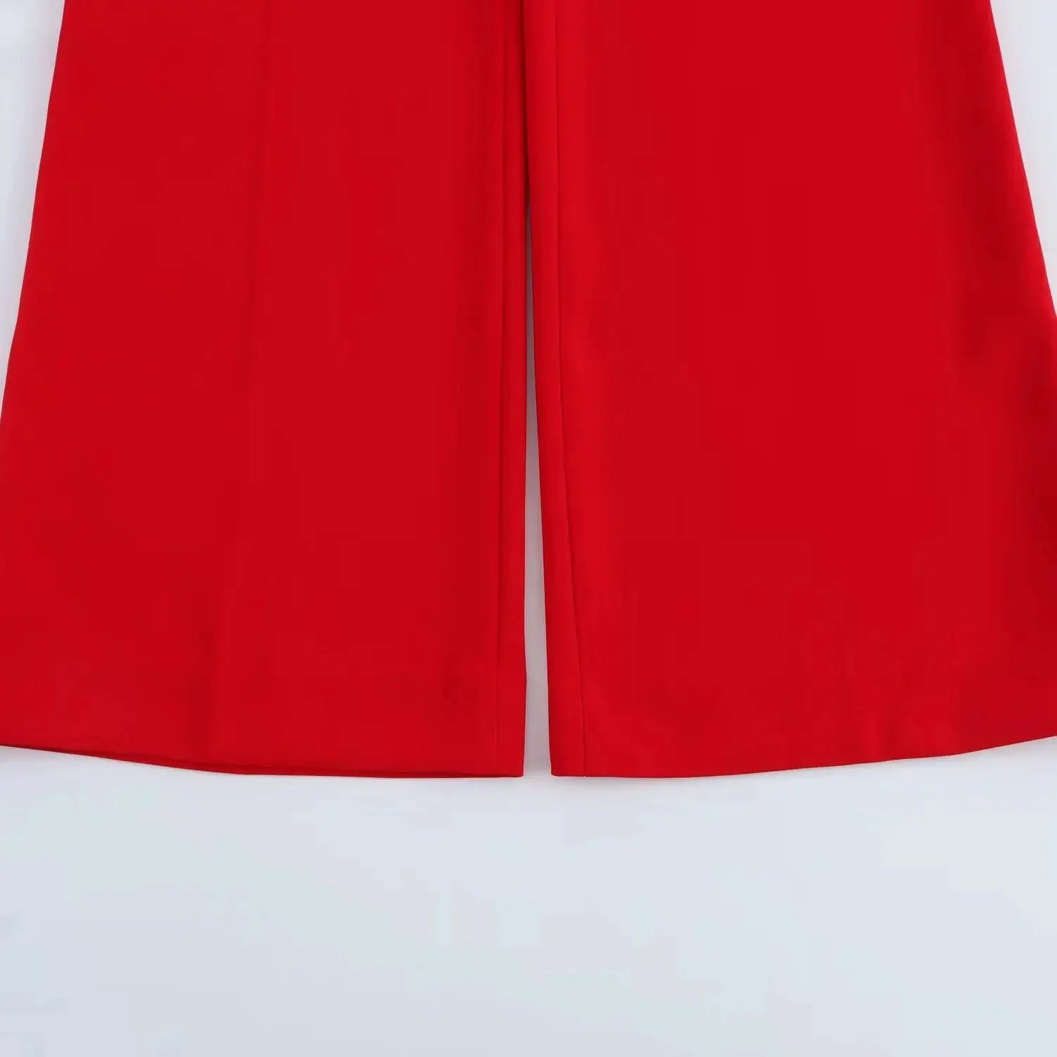 KONDALA red wide-leg pants from office lady chic suit set