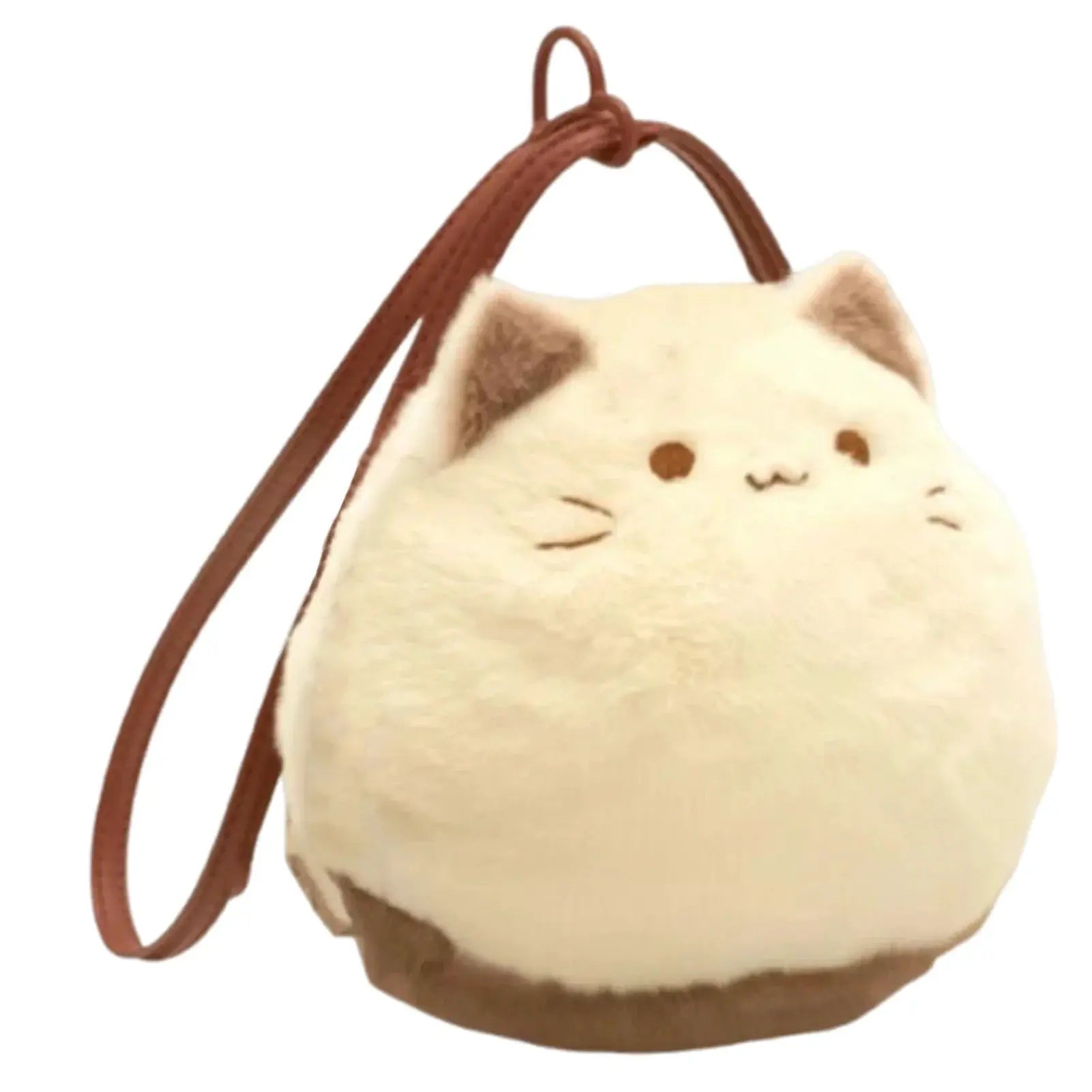Plush Pals Cute Cat Handbag For Kids With Large Capacity Shoulder Bag Crafted From Soft Cotton Plush