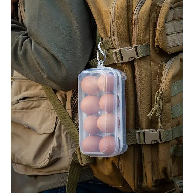 Outdoor Shockproof Egg Box Storage Case Portable Camping Shatterproof Egg Tray For Travel And Home Use