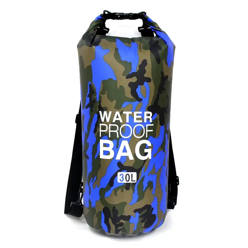 Camouflage Waterproof Dry Bag Sack 2L 5L 10L 15L 20L 30L PVC Coated for Rafting Diving River Trekking Outdoor Gear