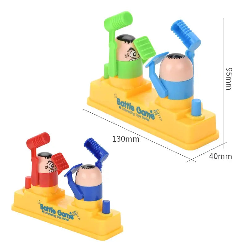 Children's Prank Decompression Funny Toy Two Person Head Fidgeting Game Parent Child Interactive Board Game for Kids