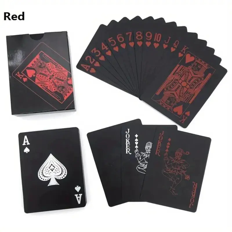 Waterproof PVC Illusionist Poker Cards Durable Aesthetically Enhanced Design For Game Nights And Casino Parties