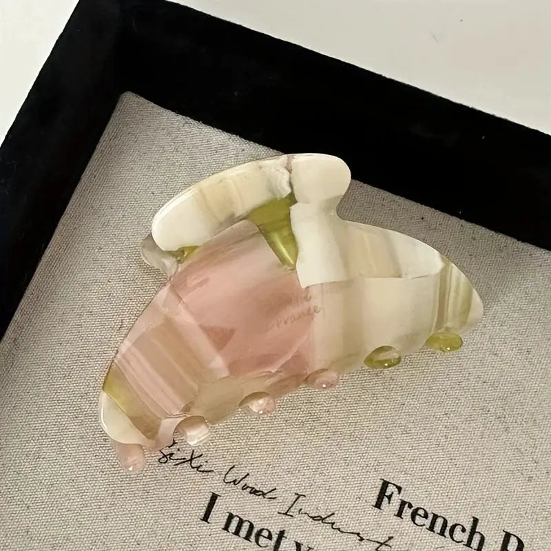 Elegant Acetate Hair Claw Clip Shark Clip For Medium Hair Secure Hold And Stylish Accessory