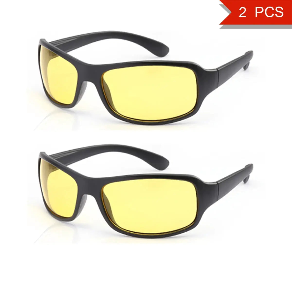 LuminaDrive Night Driving Glasses with Anti Reflective Yellow Lenses for Enhanced Night Vision