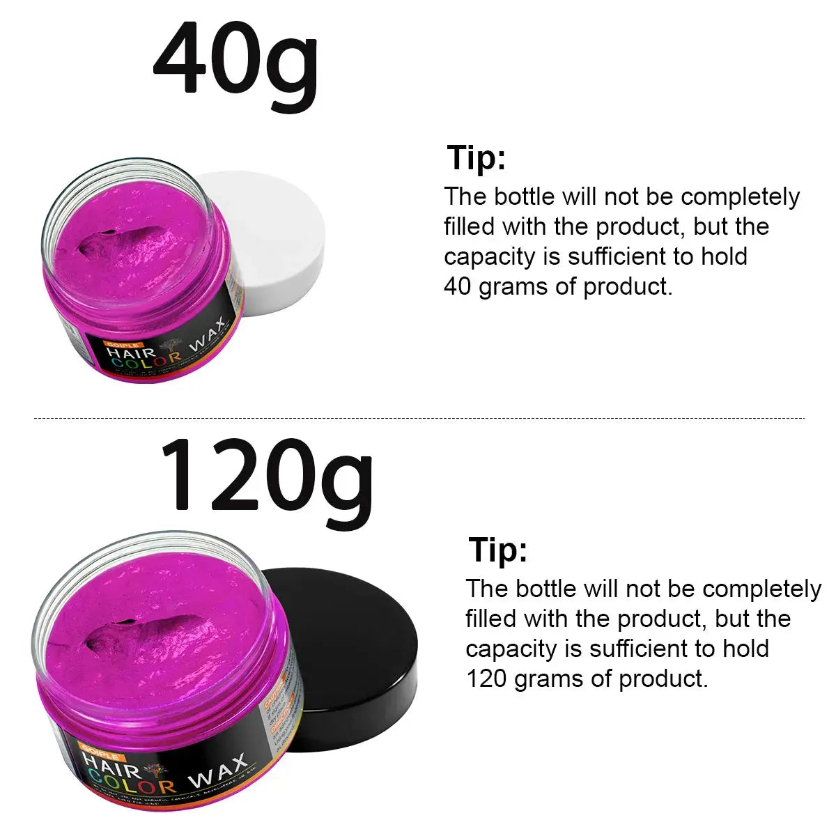 Valentines Day DIY Hair Dyed Mud Colour Wax Easy To Wash Coloring Cream For Hair Beard And Eyebrows
