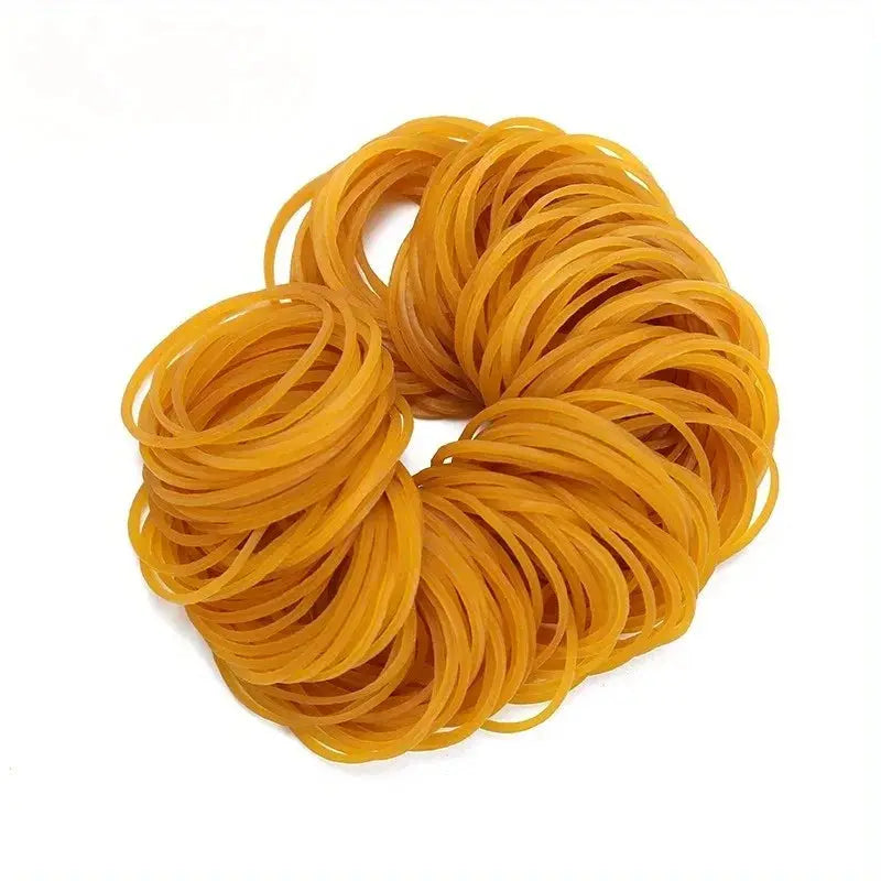 Yellow high-elastic rubber bands coil; natural rubber material