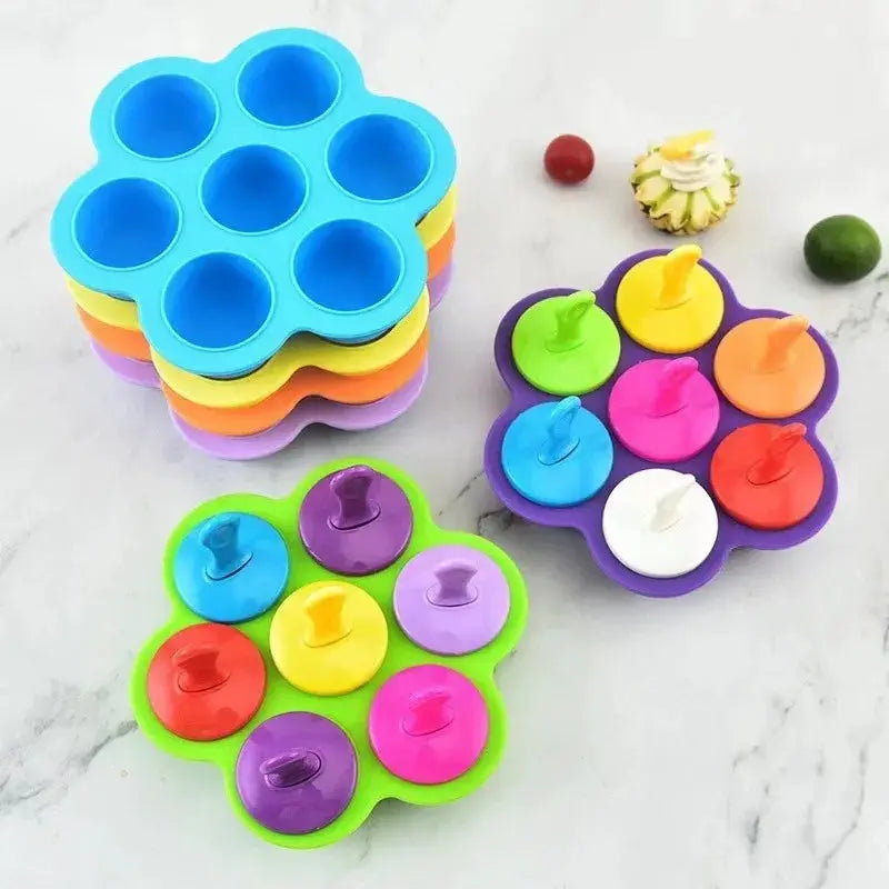 Silicone Popsicle Molds for Homemade Ice Cream and Frozen Treats Reusable DIY Popsicle Molds for Kids and Adults