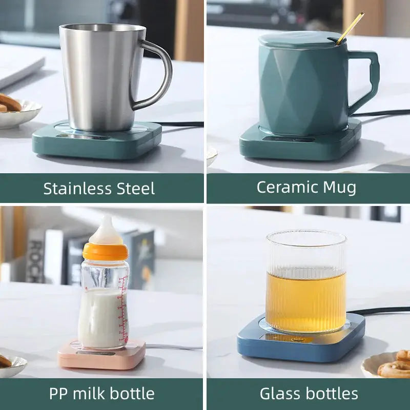 Electric Mug Warmer Thermostatic Coaster Low Power Beverage Heater