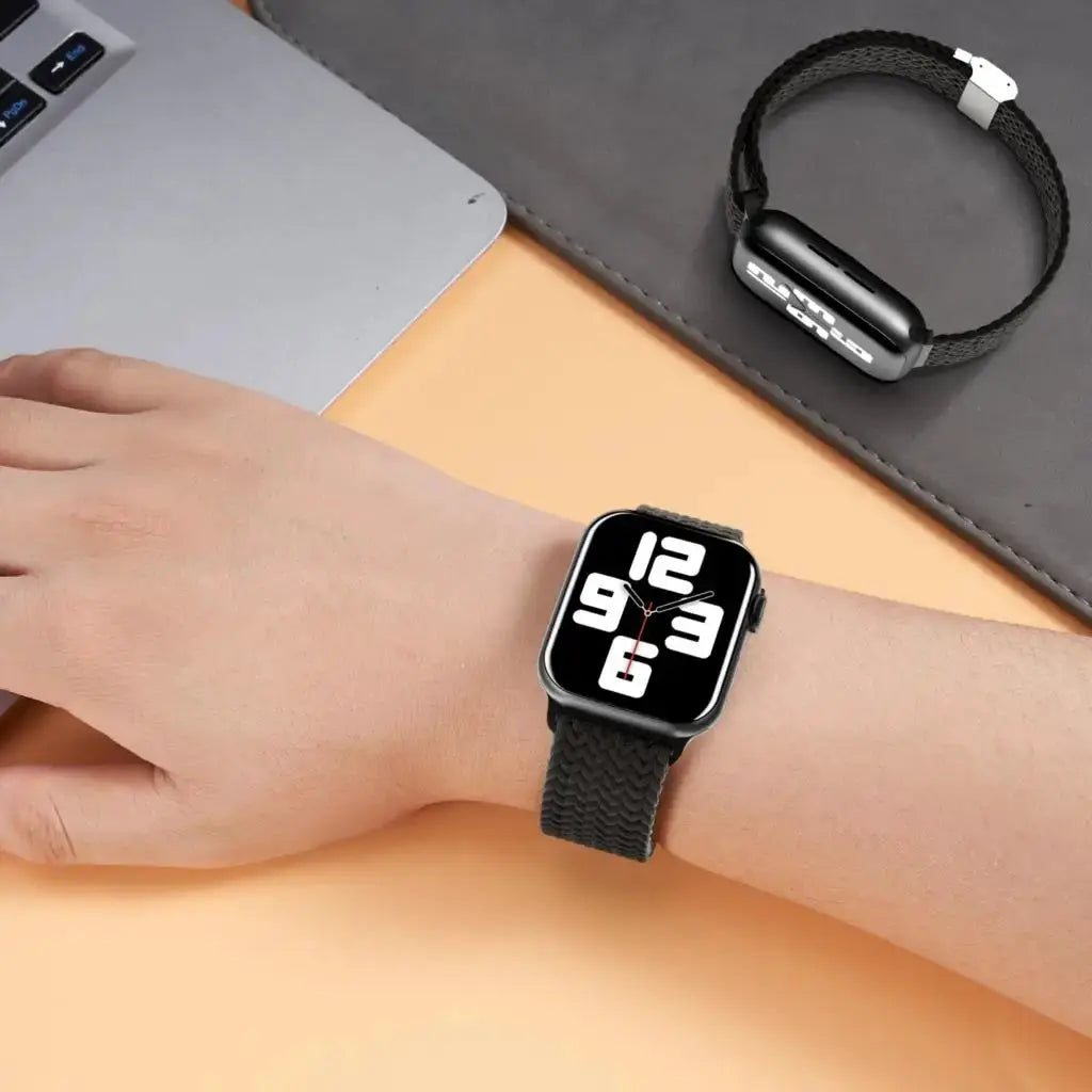 Strap For Apple watch band 46mm 45mm 44mm 49mm 40mm 41mm 42mm Braided loop correa bracelet iWatch series 10 8 9 7 5 2030