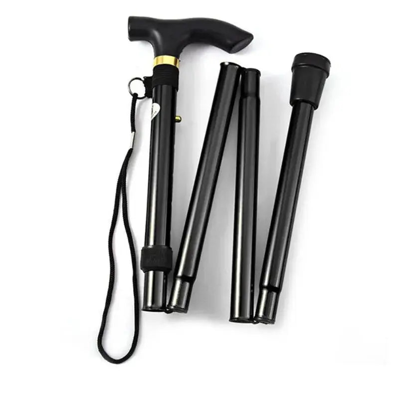 Outdoor Mountaineering Trekking Poles Five Section Telescopic Aluminum Alloy Hiking For Travel