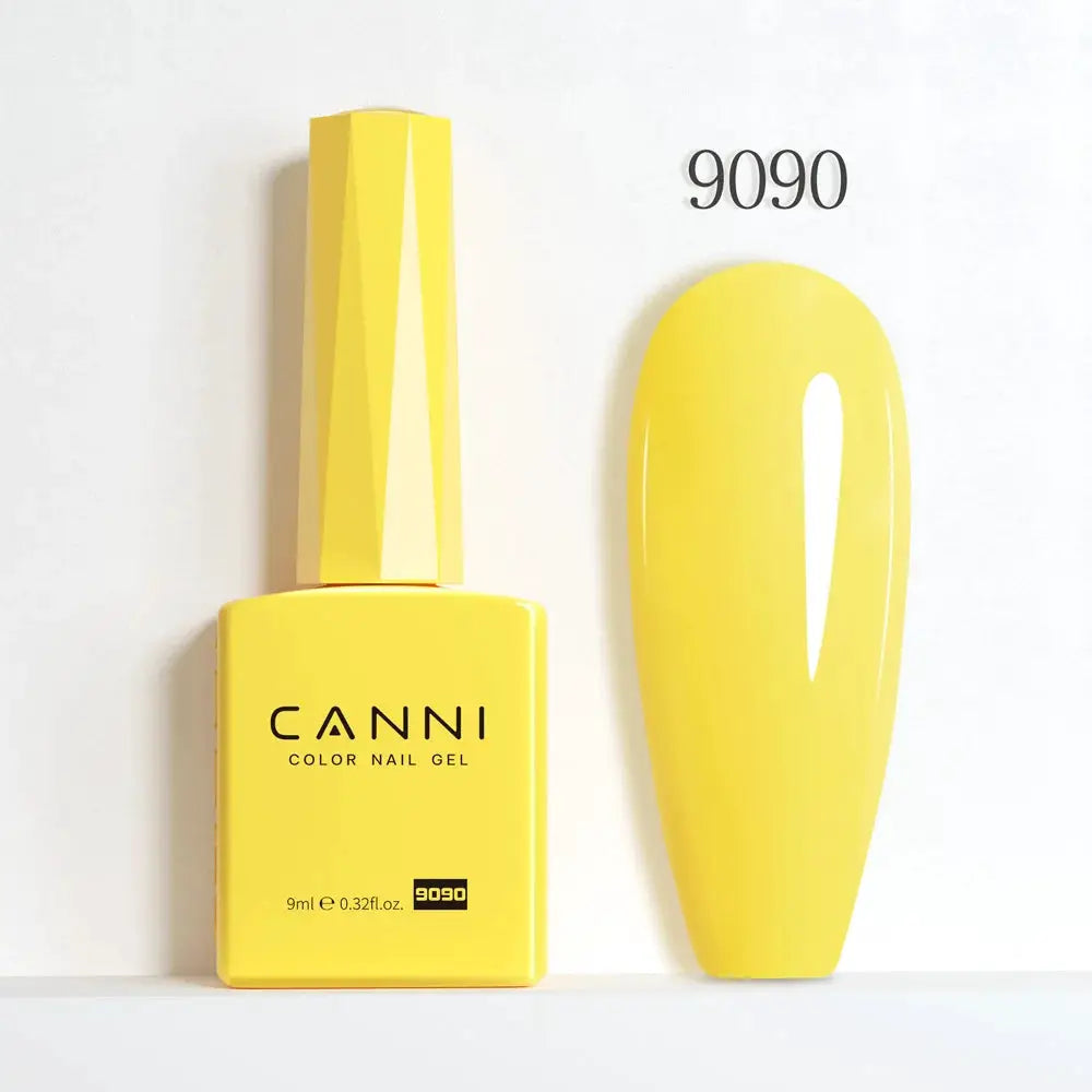 Canni Hema Free Nail Gel Polish Christmas Red Collection Semi Permanent 9ml Long Lasting Shine