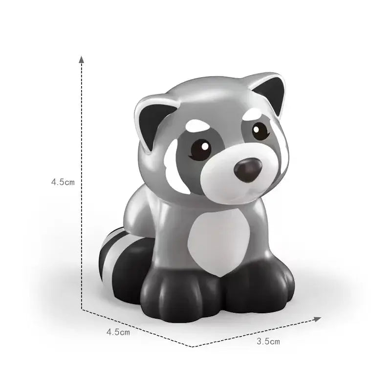 Big Building Blocks Zoo Animals Set Compatible Large Bricks For Kids Fun Assembly Toys Party Gift