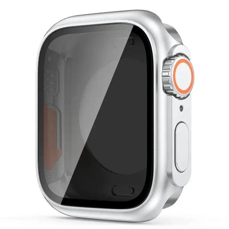 Screen protector cover for Apple Watch with PC front/rear bumper, fits 40-46mm
