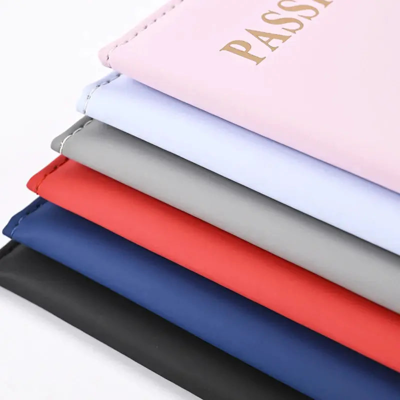 World Pattern Passport Holder PU Leather Protective Cover Travel Wallet Card Case Unisex Gift