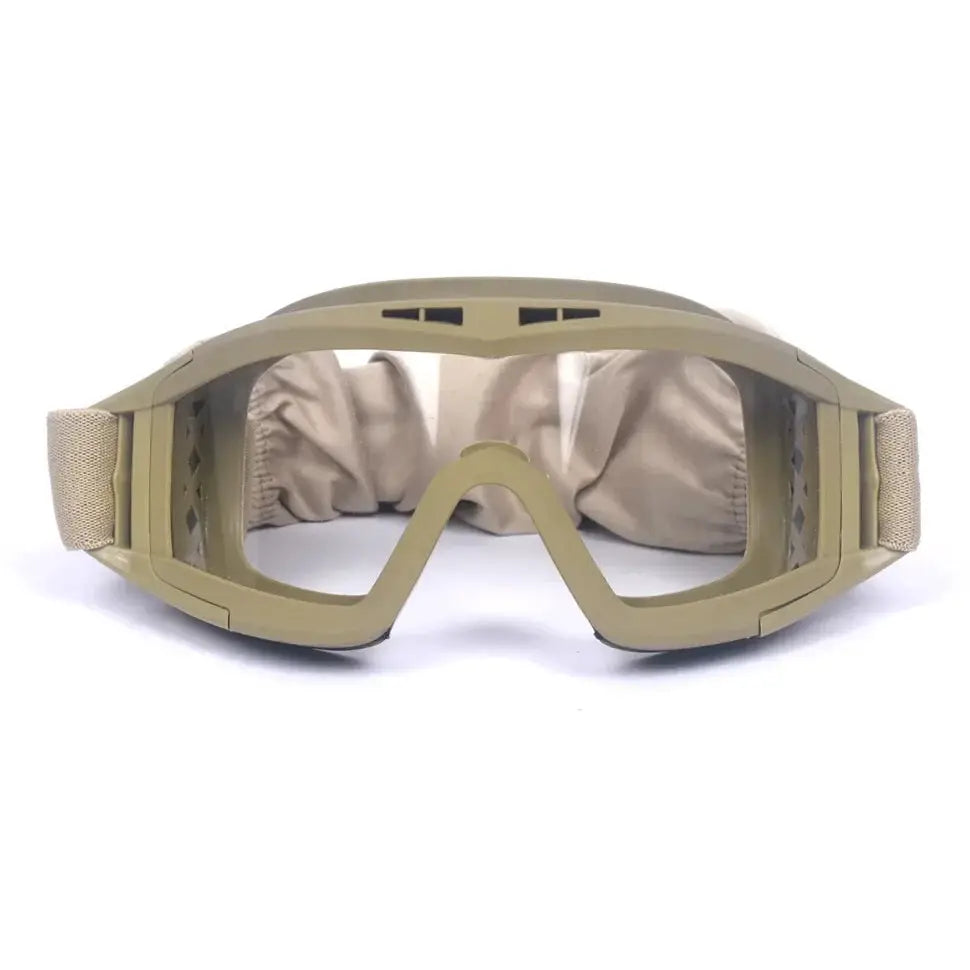 SummitGuard Airsoft Tactical Goggles With Windproof Dustproof Triple Lens Design UV Protection For Outdoor Sports