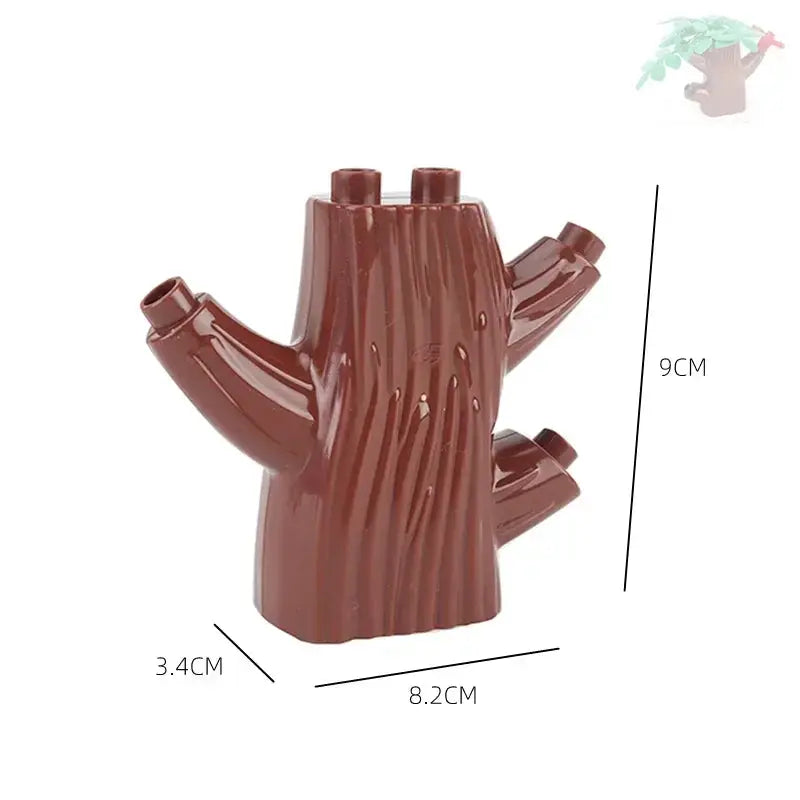Big Outdoor Building Blocks Forest Plant Series Set For Farm Garden Decor And Kids Toys Bricks