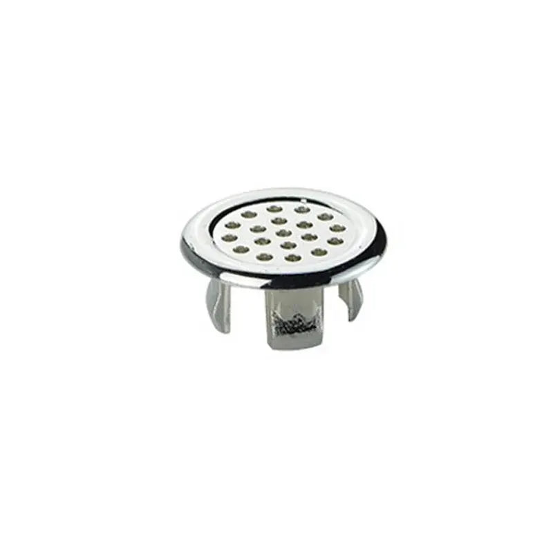 AquaGuard Round Overflow Hole Cover for Sink and Basin Fits 23mm to 25mm Diameters Minimalist Trim