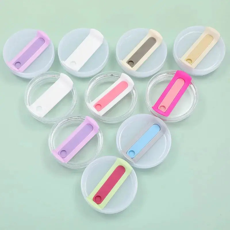 Stanley 40 Oz Tumbler Replacement Lid Flip Straw Cap Spill Proof BPA Free Silicone Seal