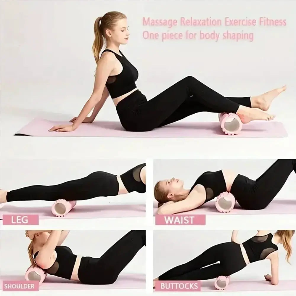 Two Sizes 45cm And 30cm Foam Massage Roller Hollow Column For Muscle Massage Physiotherapy And Sports Rehabilitation