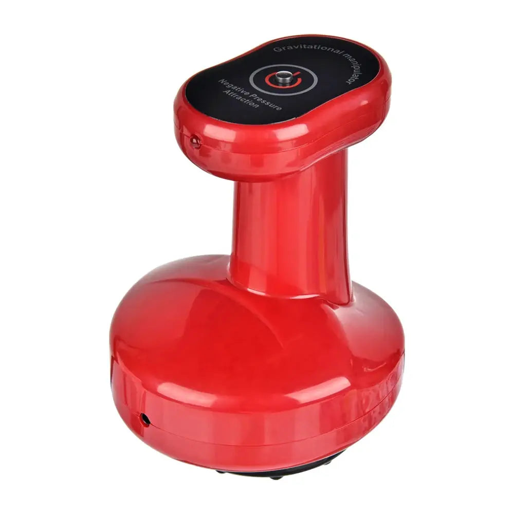 Simples Market electric cupping massager, red handheld device with black control panel