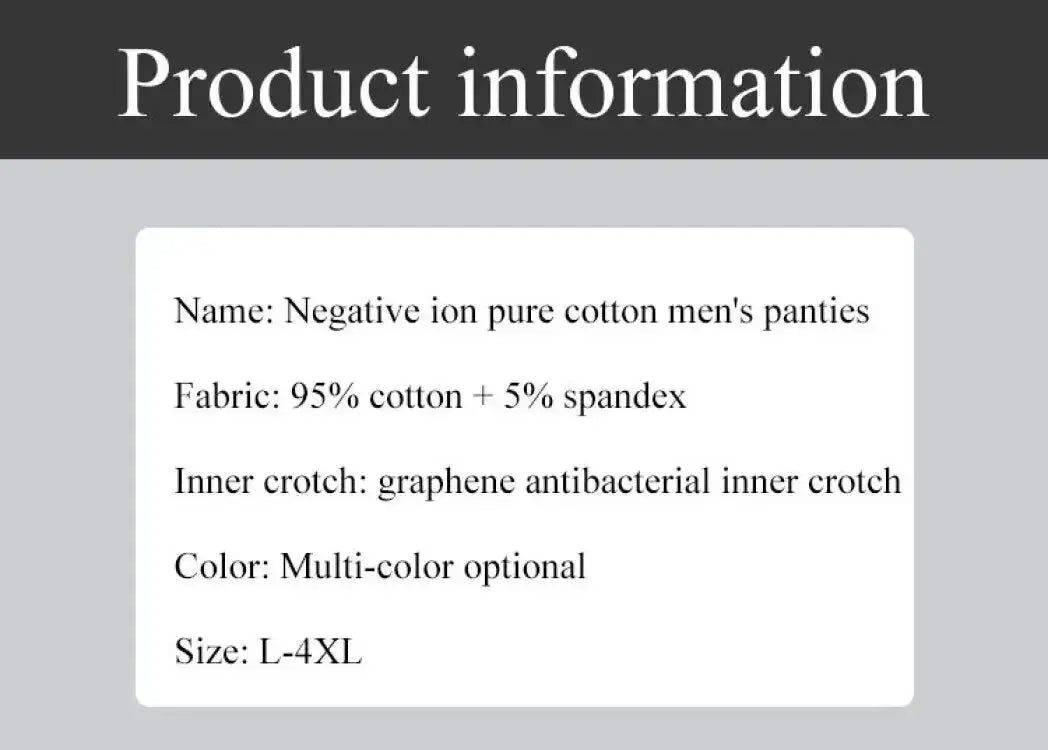 Men’s boxer shorts by Simples Market, 95% cotton/5% spandex, graphene antibacterial crotch, multi-color, sizes L–4XL.