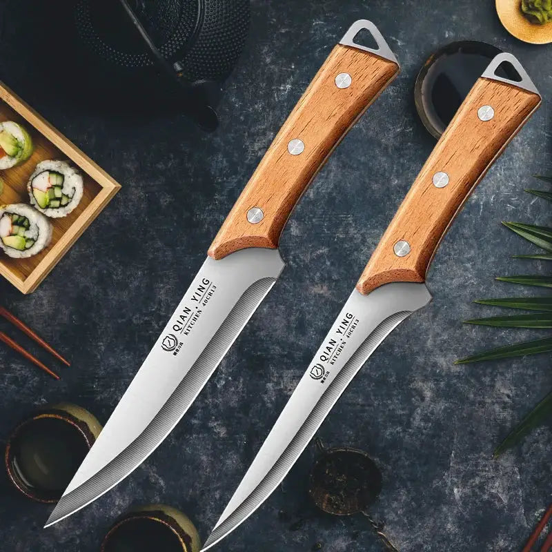 High Manganese Steel Butcher Knife for Boning and Pork Processing, Sheep Slaughtering, and Skinning Animals