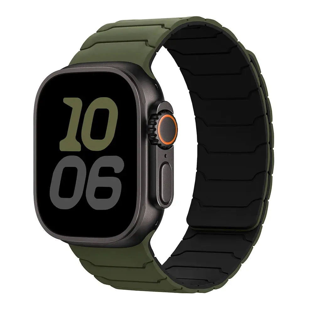magnetic Strap For Apple Watch Band ultra 2 3 49mm 44mm 40mm 41mm 46mm 42mm 45mm 38 Silicone Bracelet IWatch Series 11 9 8 SE 10