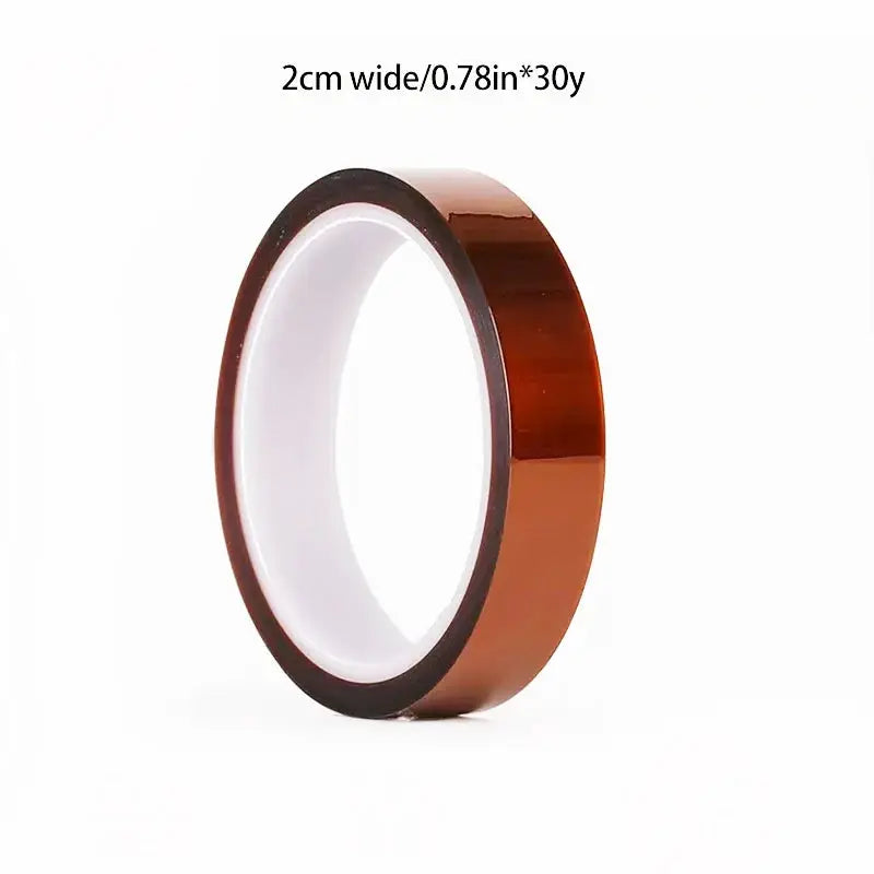 30m Long Gold Finger High Temperature Resistant Polyimide Tape PET Anti Static Lithium Battery Insulation Tape
