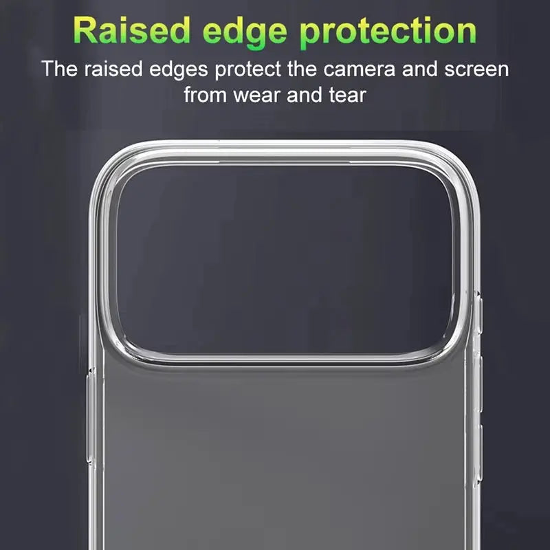 CrystalGuard ClearFlex iPhone 17 Pro Max And 17 Air Case Ultra Thin Transparent Shockproof Protection