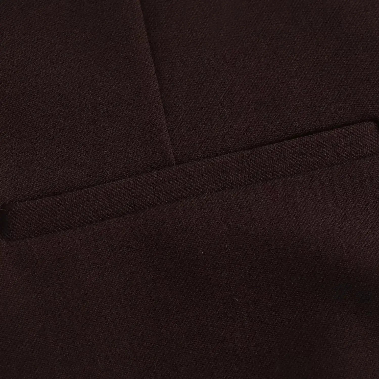 KONDALA dark brown blazer fabric close-up with textured weave by Simples Market