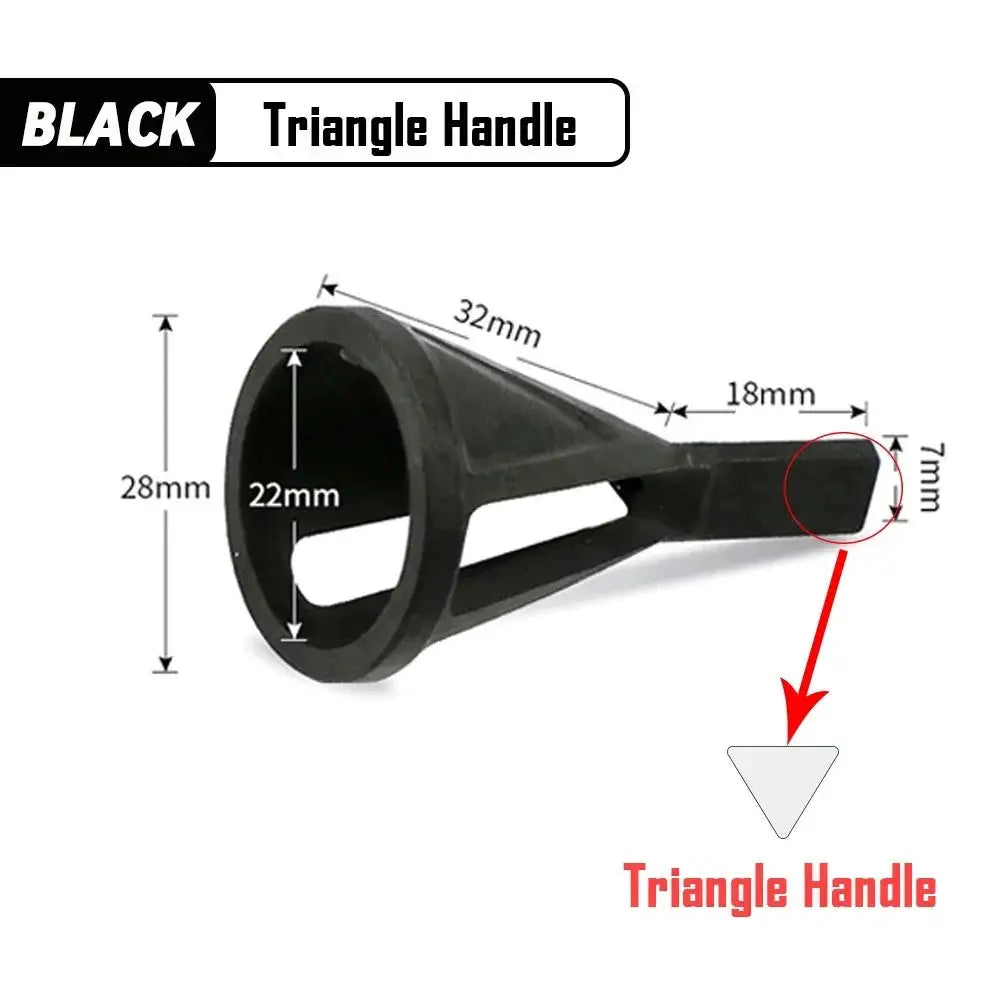Hexagonal Triangular Handle Chamfering Tool For Drill Burr Removal Deburring And Trimming Stainless Steel Copper Screws