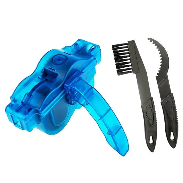Portable Bicycle Chain Cleaner Kit With Brushes Scrubber Wash Tool For Mountain Bike Cleaning Outdoor Accessory