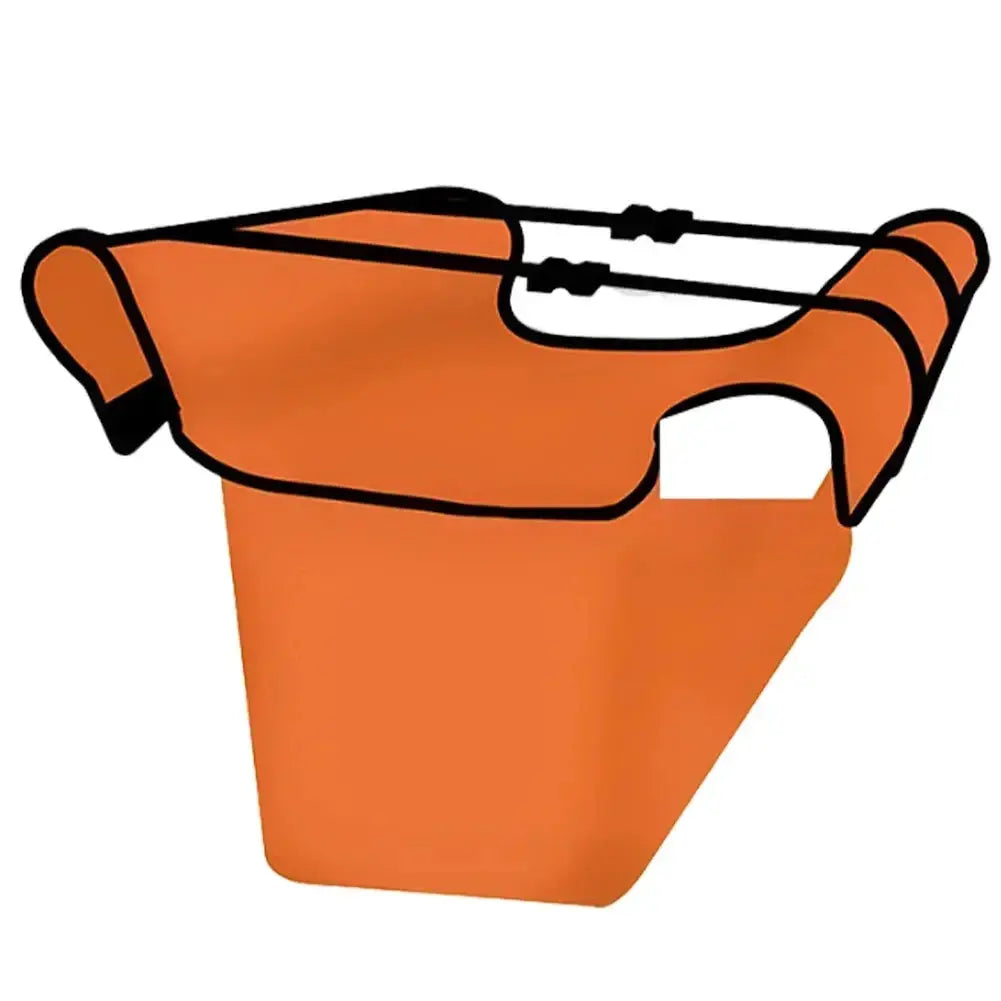 Folding ladder tool storage bag, orange Oxford cloth, Simples Market portable workshop organizer
