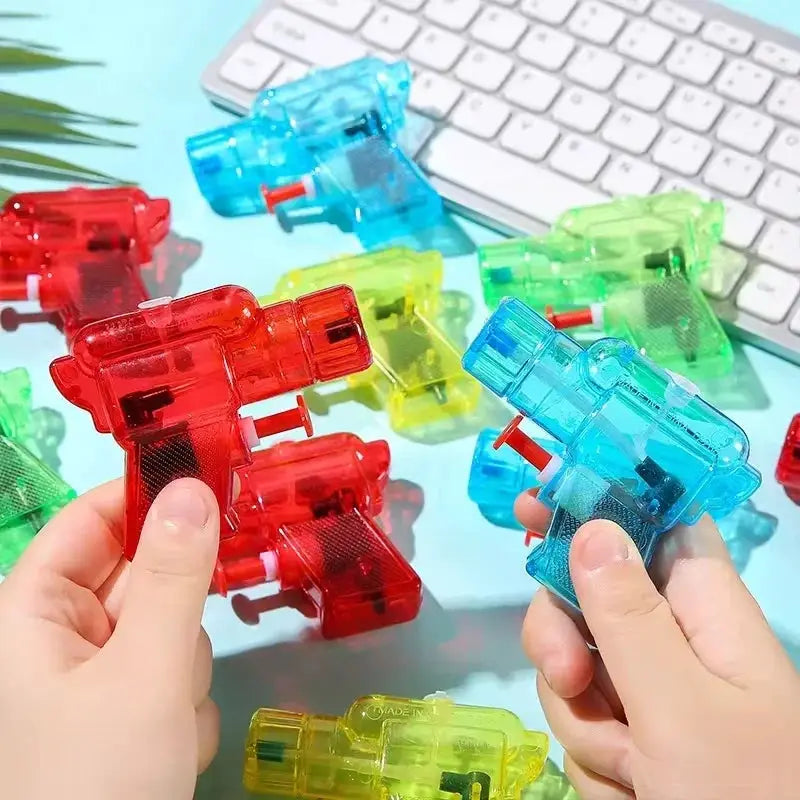Six Pack Mini Summer Spray Water Guns For Outdoor Play Beach Toys Kids Party Favors Pinata Fillers Pool Fun