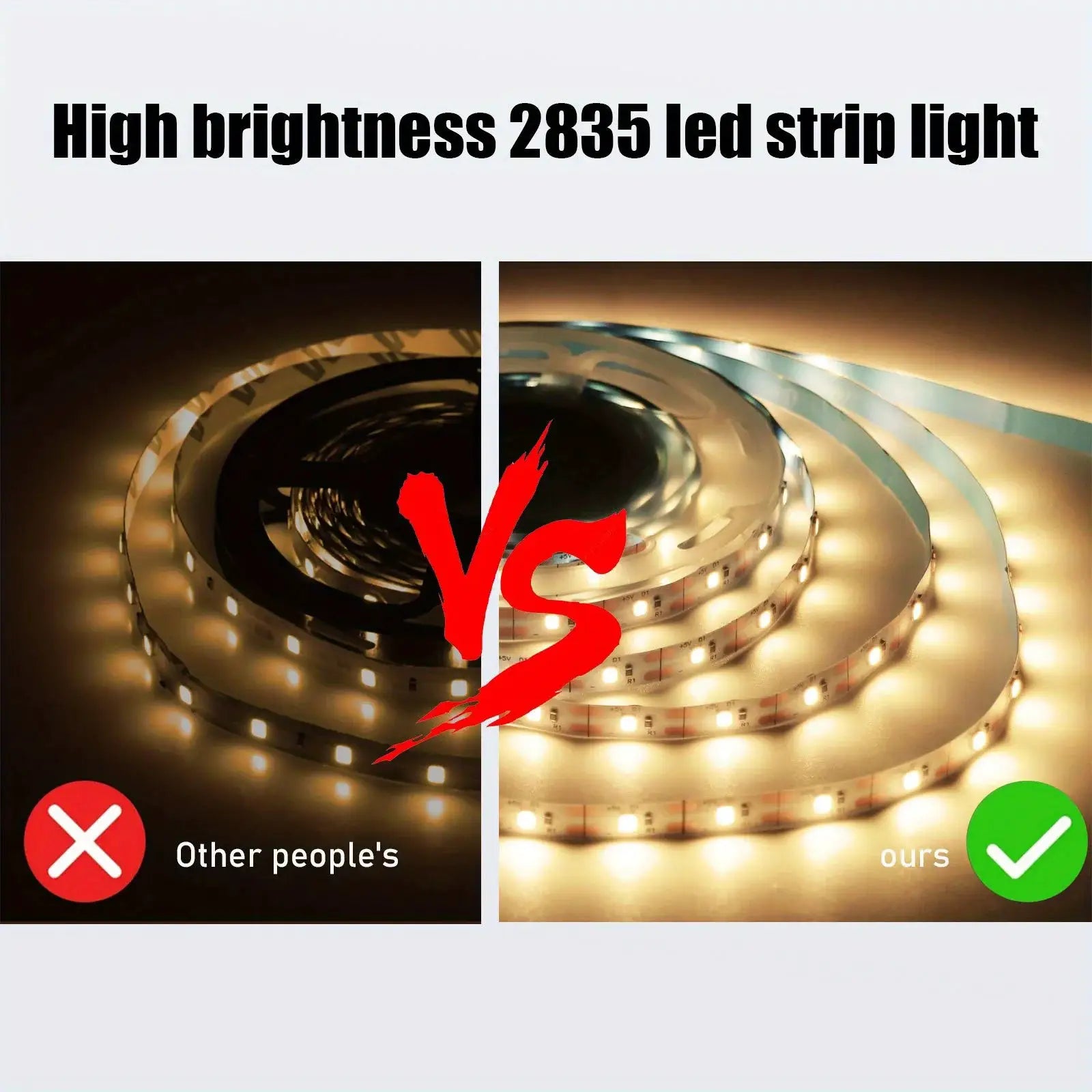 1 - 5m 5V USB LED Strip Lights 60 LEDs Per Meter 2835 SMD TV Backlight Flexible Ribbon For Bedroom Wardrobe DIY Decoration - Simples Market