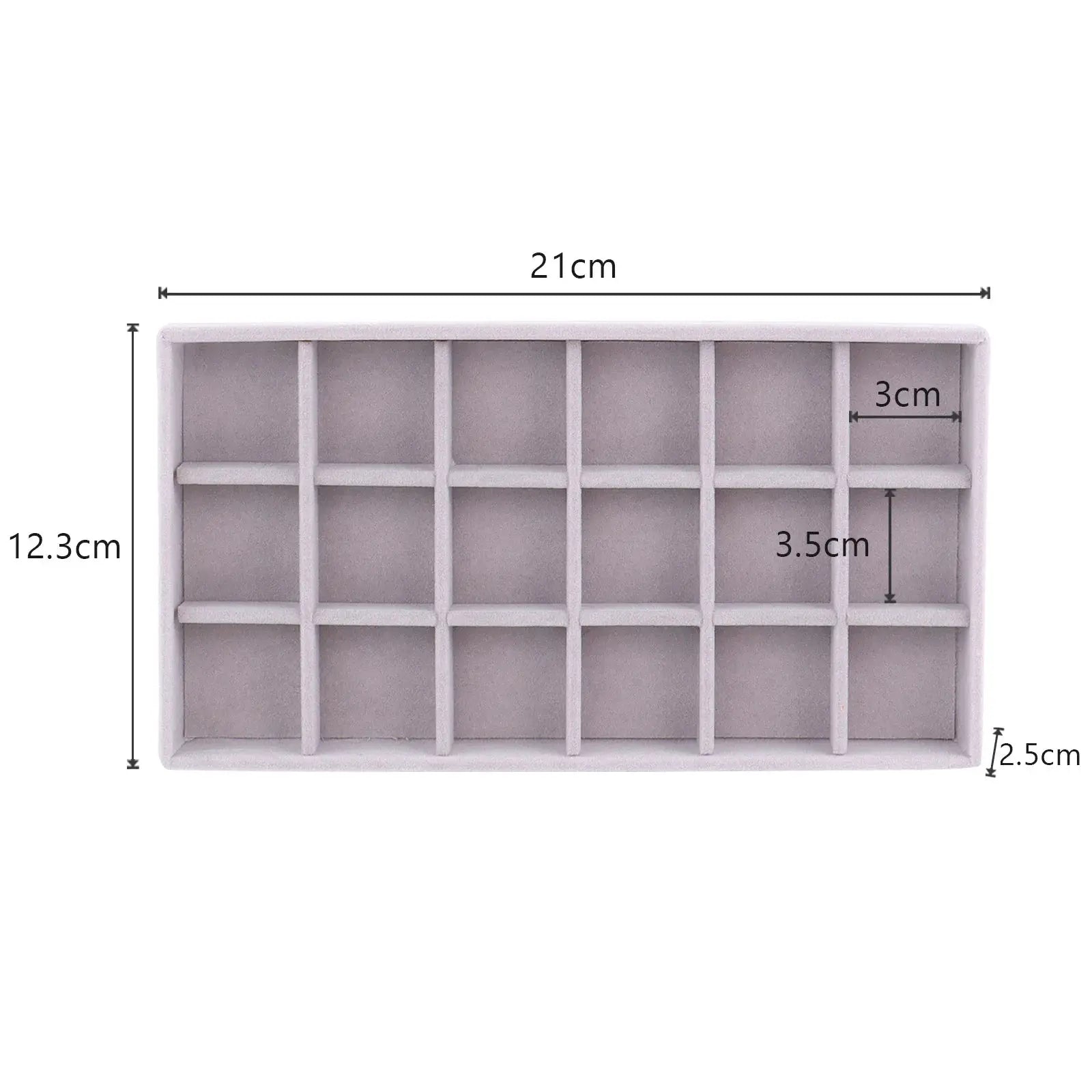 Velvet Jewelry Box With Tray Organizer For Rings Earrings Necklace Bracelet Storage Case
