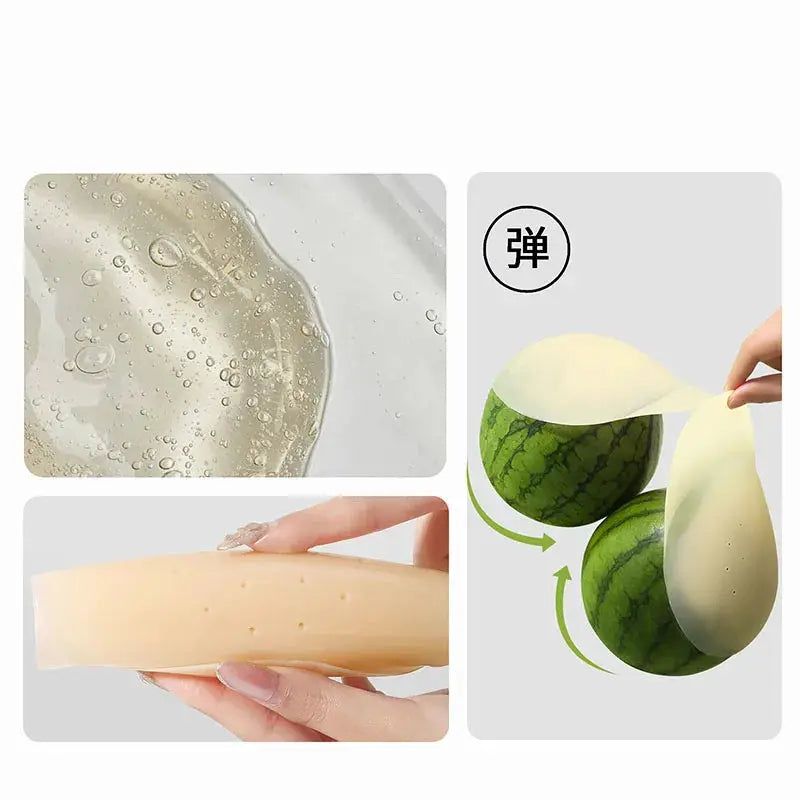 Pair of silicone nipple covers by Simples Market, skin-tone reusable breast petals for strapless wear.