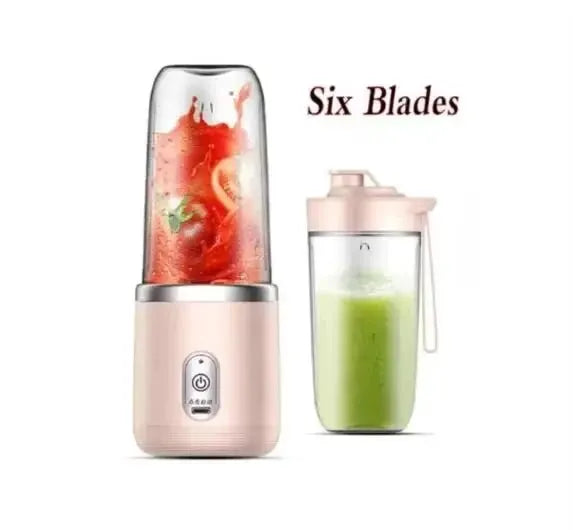 Portable USB Mini Juicer Cup Handheld Travel Blender for Water Bottles