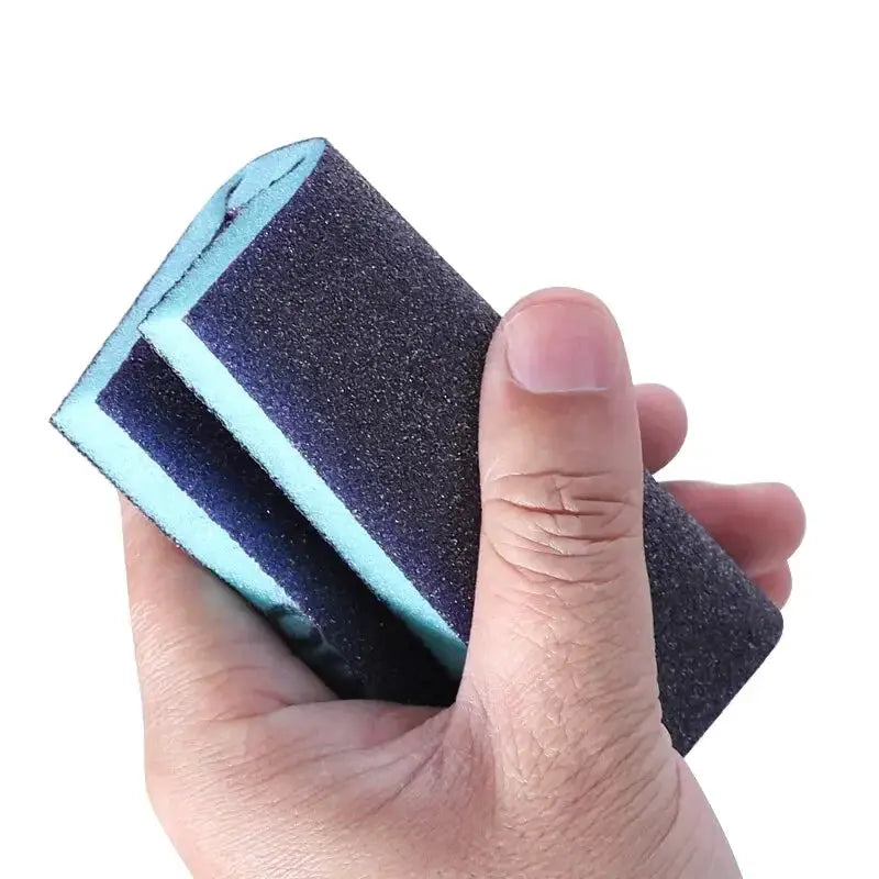 Six Piece Sanding Sponge Set 60 To 320 Grit Wet And Dry Washable Reusable Blocks For Metal And Wood Polishing 120mm