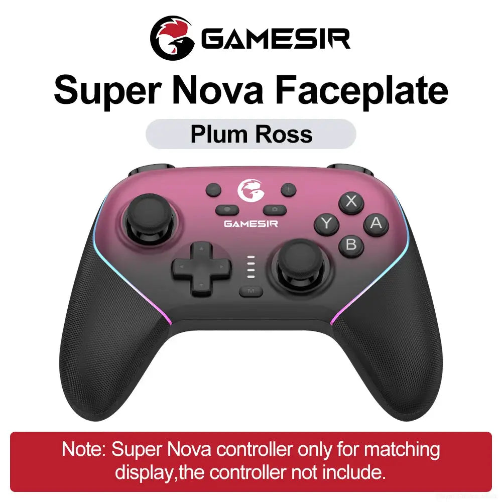 GameSir Super Nova Magnetic Faceplate For Wireless Gamepad Multicolor Shell Cover Front Top Case