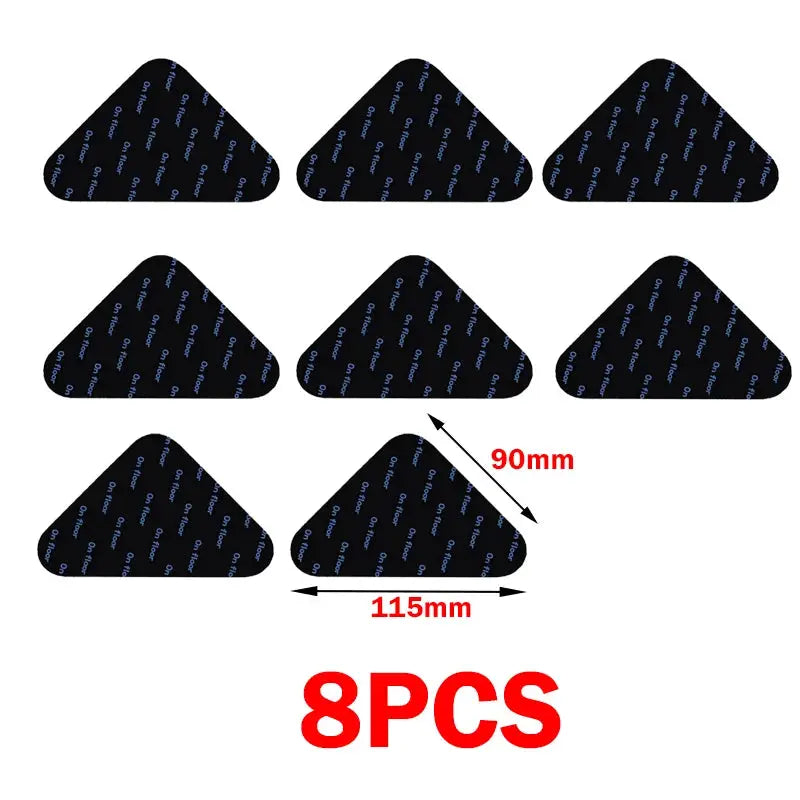 Non Slip Carpet Sticker Patches Reusable Washable Anti Curling Floor Rug Gripper Corner Pad