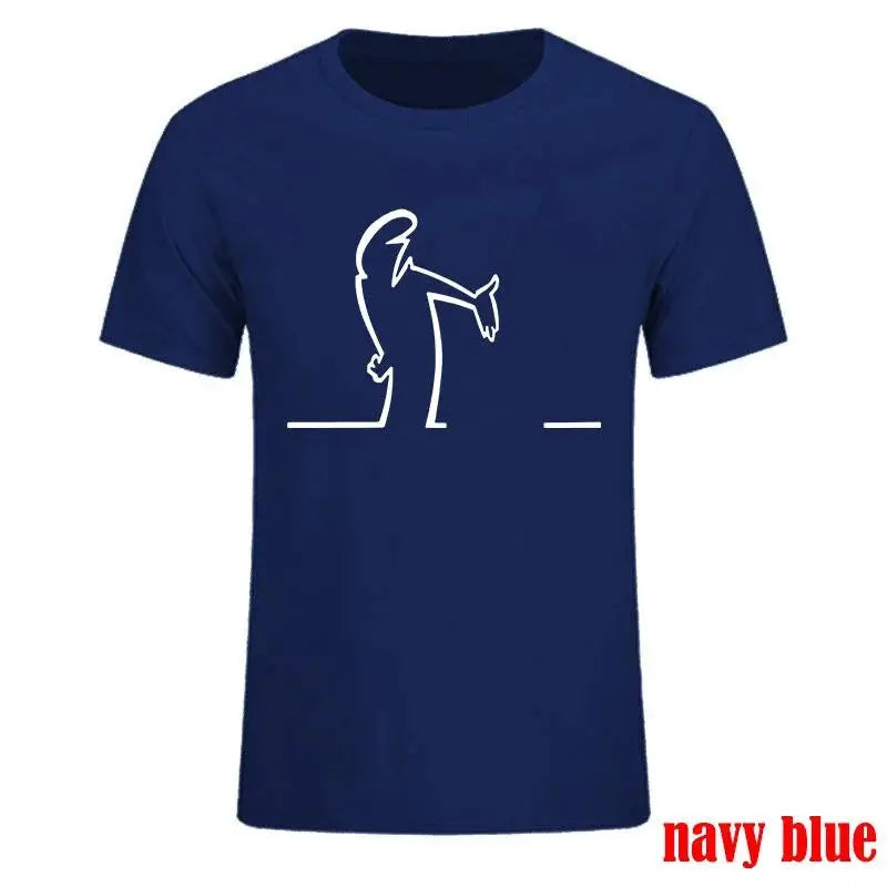 Summer T Shirts For Men Balum La Linea Funny Graphic Tee Cotton Comfortable Premium