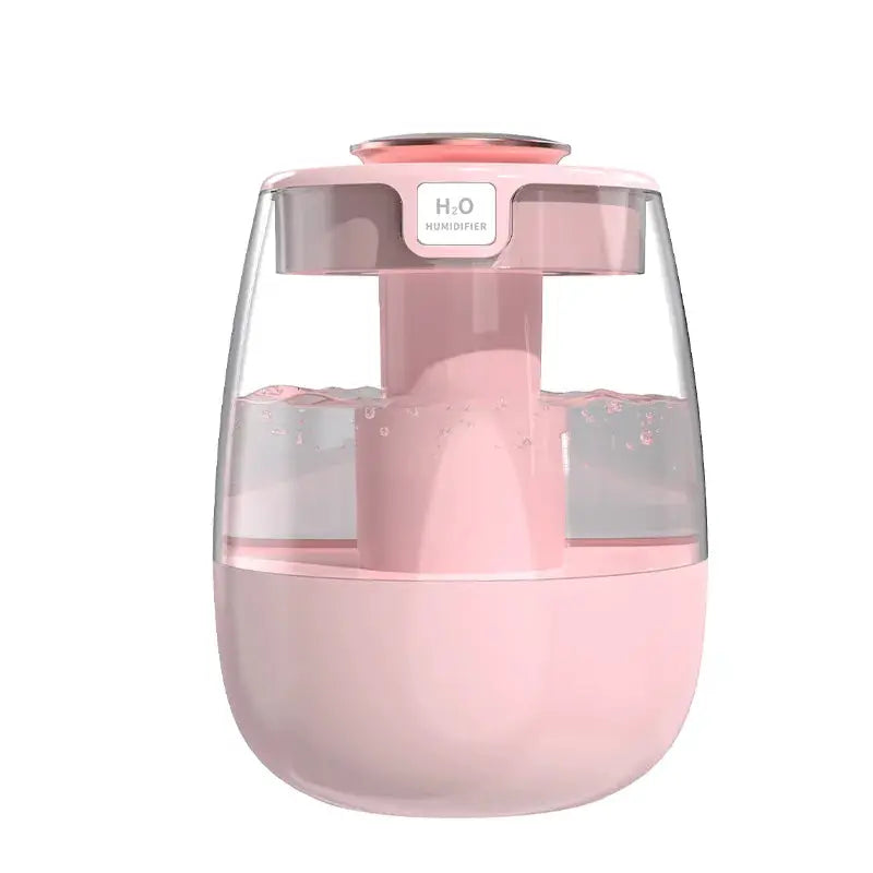 Aroma Humidifier With Double Spray Ports Essential Oil Diffuser USB Water Humidifier With Light For Home Office